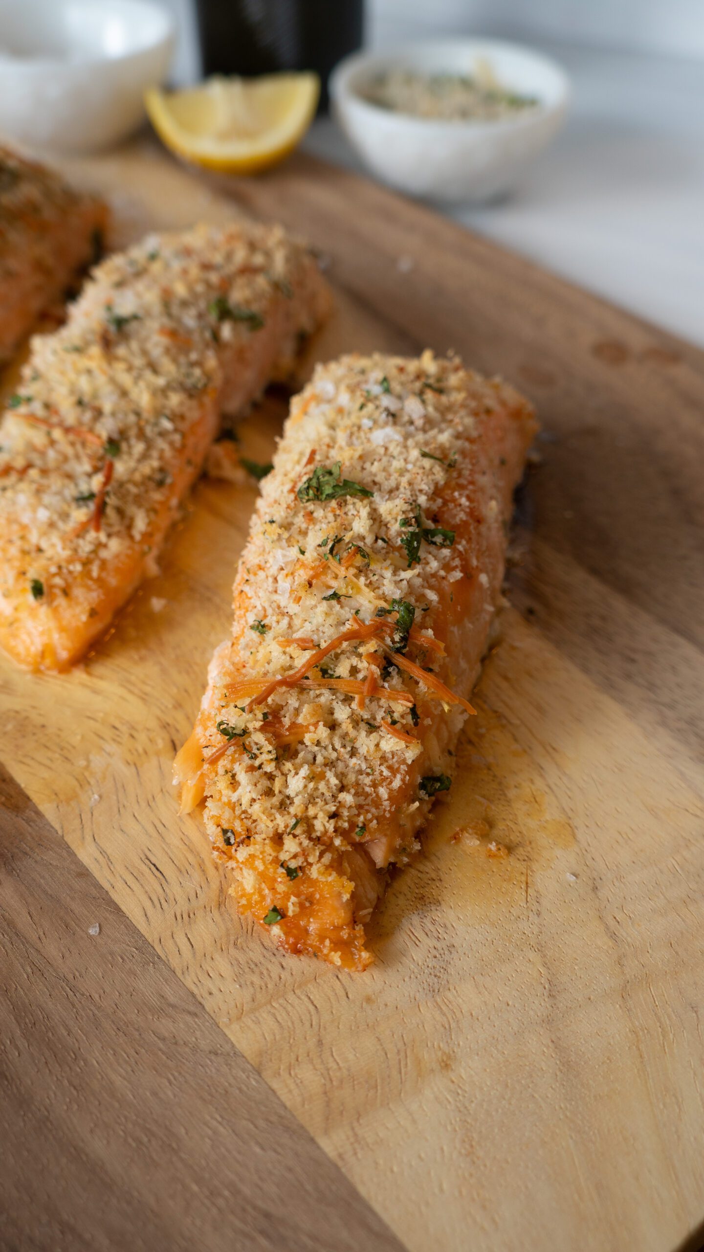 Parmesan crusted salmon