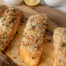 Parmesan Crusted Salmon Recipe