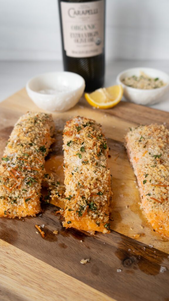 Parmesan crusted salmon