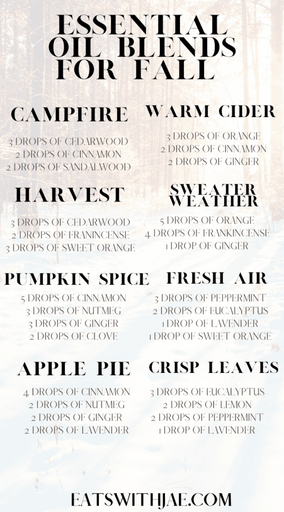 essential oil blends for fall