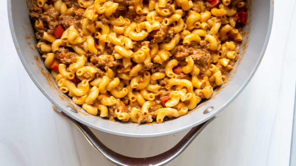 homemade hamburger helper