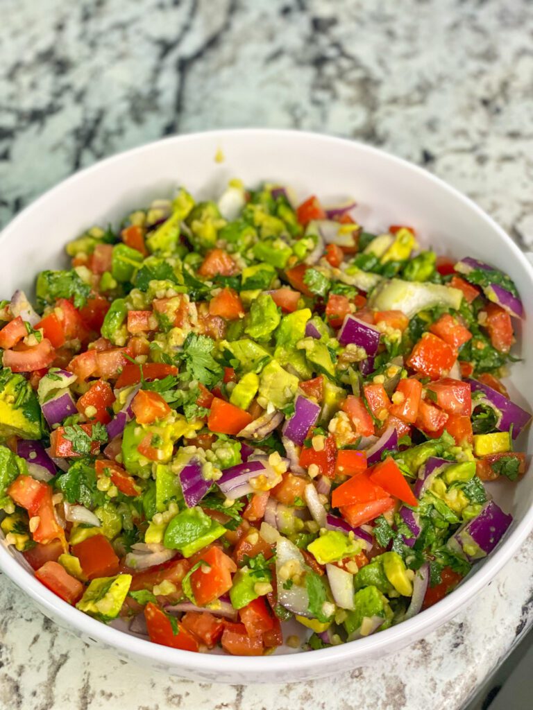 tomato avocado salad