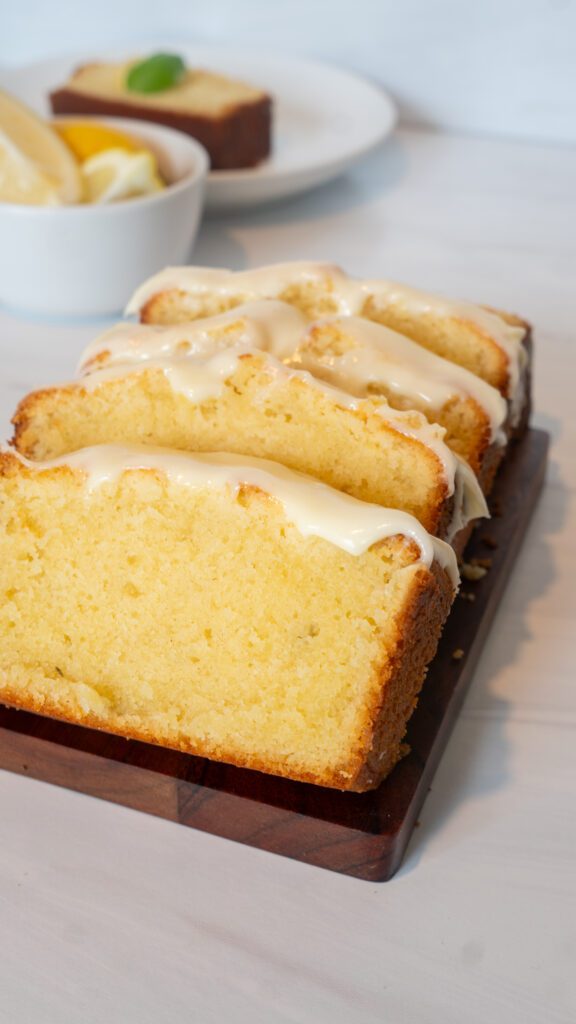 LEMON BASIL POUND CAKE