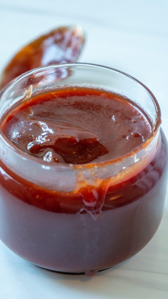 bbq sauce in a jar