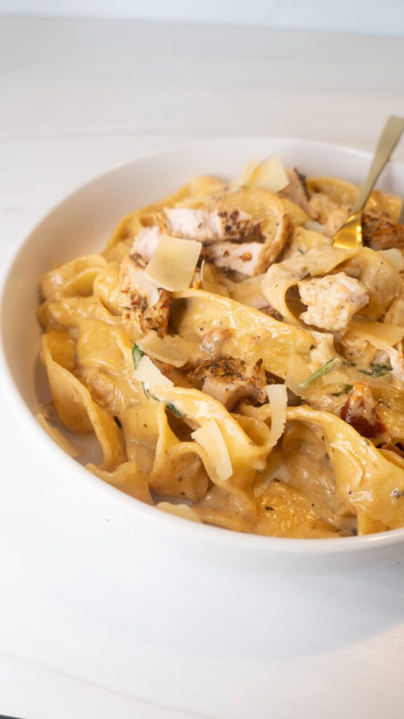 Tuscan chicken pasta