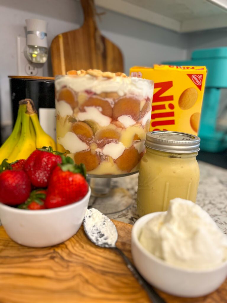 strawberry banana pudding
