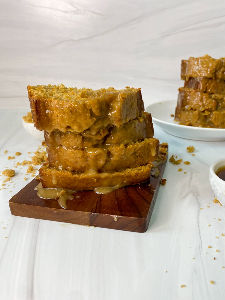 carrot cake with brown sugar maple glaze